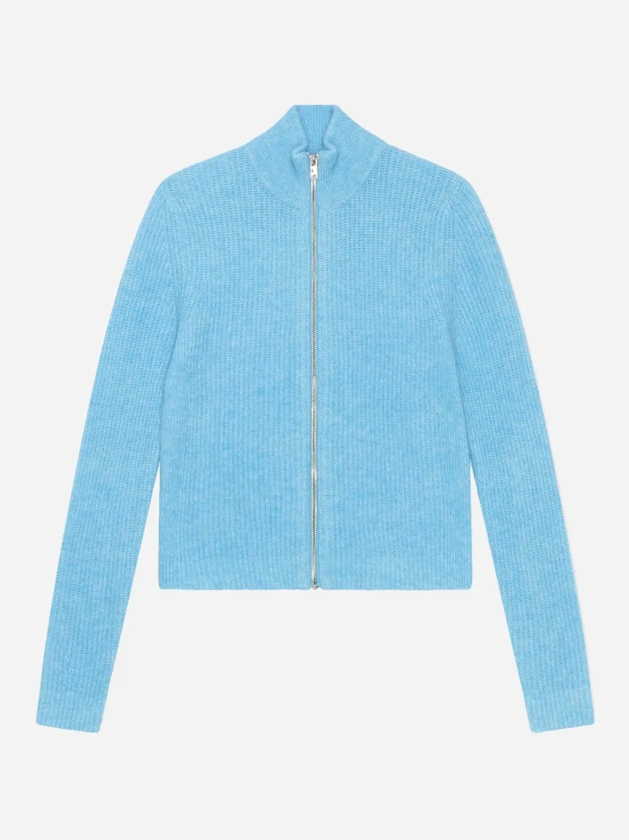 Zip Cardigan - Bachelor Blue