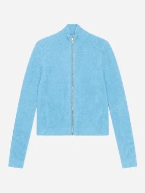 Zip Cardigan - Bachelor Blue